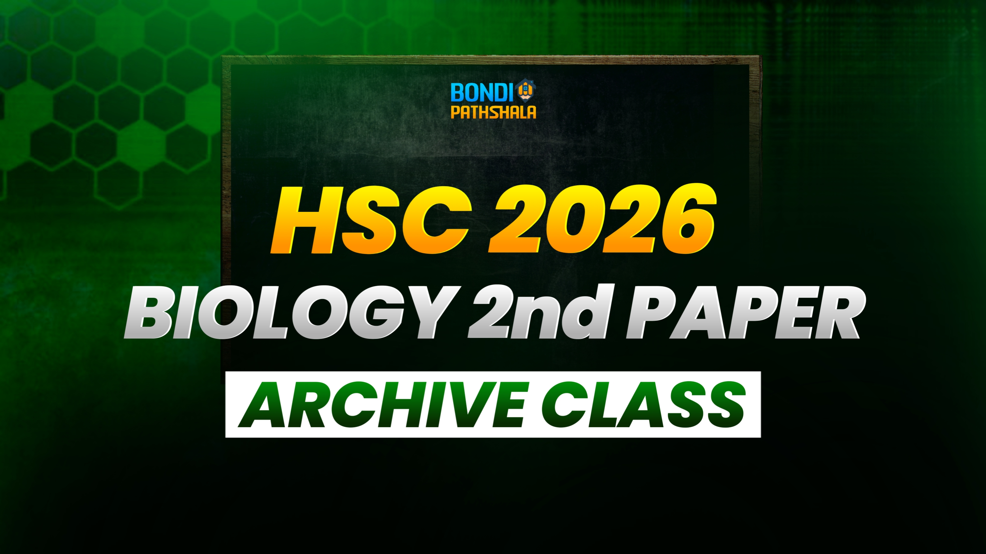  HSC BIOLOGY 2026 2nd 